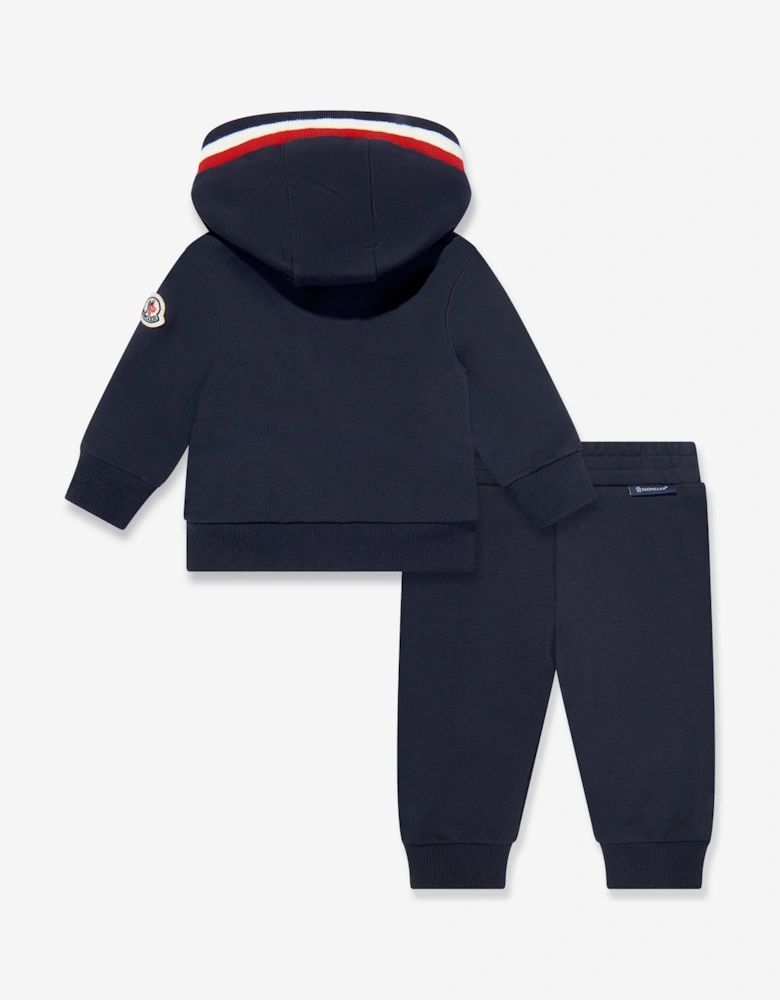 Baby Boys Branded Tracksuit in Navy