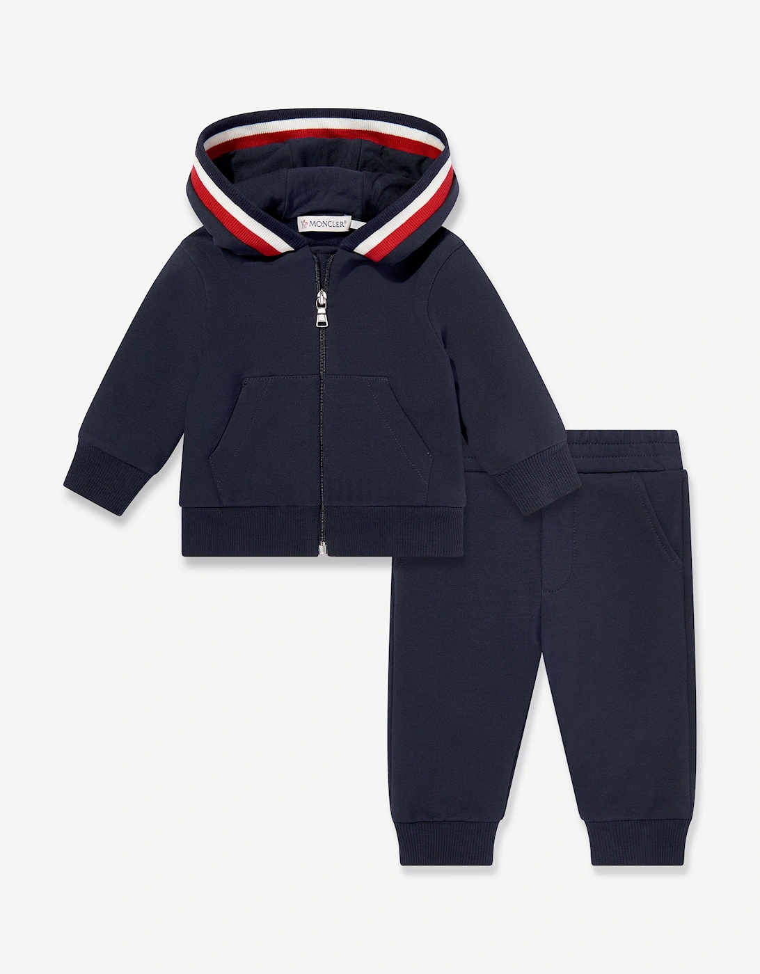 Baby Boys Branded Tracksuit in Navy, 5 of 4