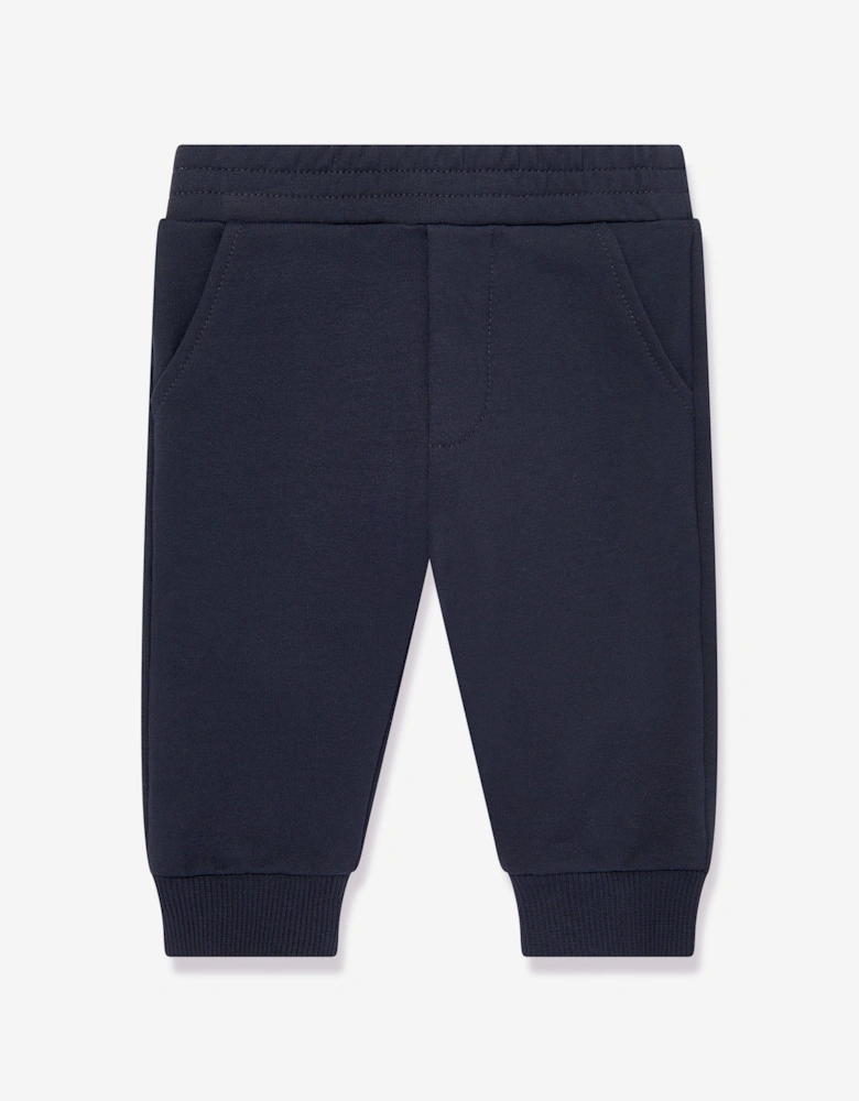 Baby Boys Branded Tracksuit in Navy