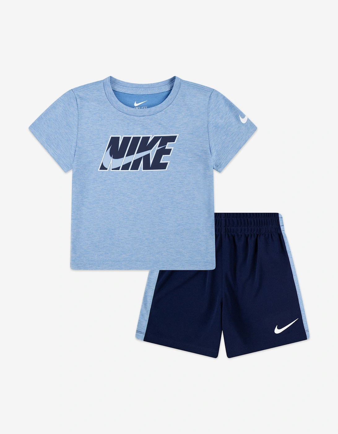 Boys Dropset T-Shirt and Shorts Set in Blue, 5 of 4