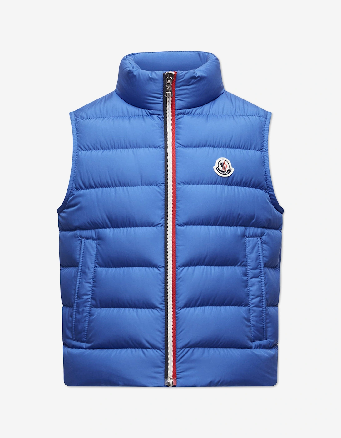 Boys Down Padded Ertavete Gilet in Blue, 5 of 4