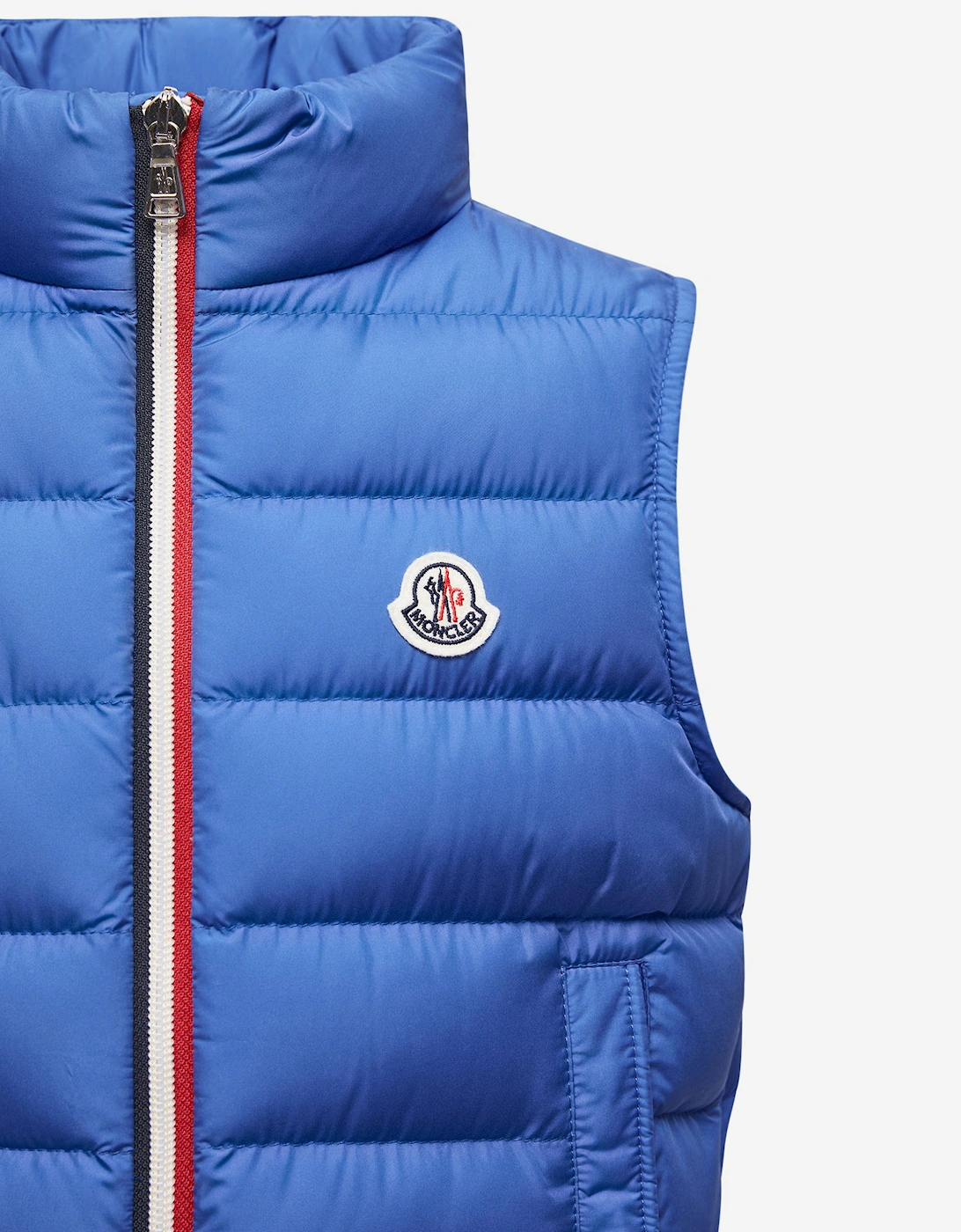 Boys Down Padded Ertavete Gilet in Blue