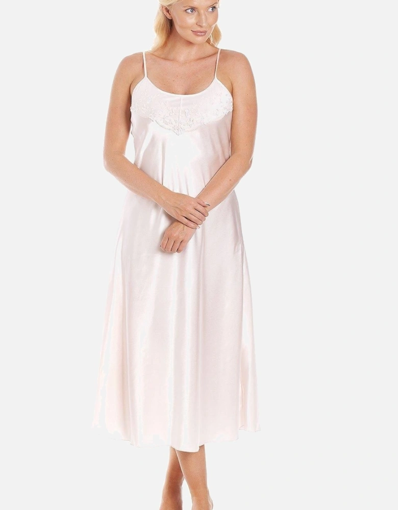 Luxury Long Thin Strap Satin Chemises