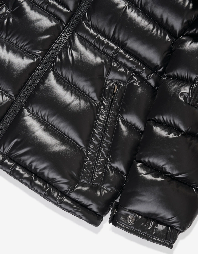 Enfant Girls Down Padded Maire Jacket in Black