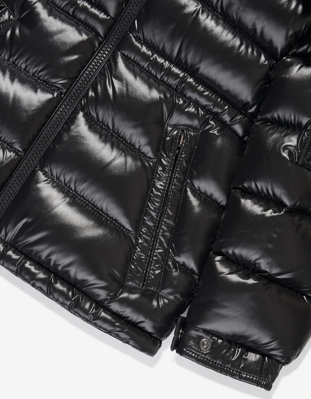 Enfant Girls Down Padded Maire Jacket in Black