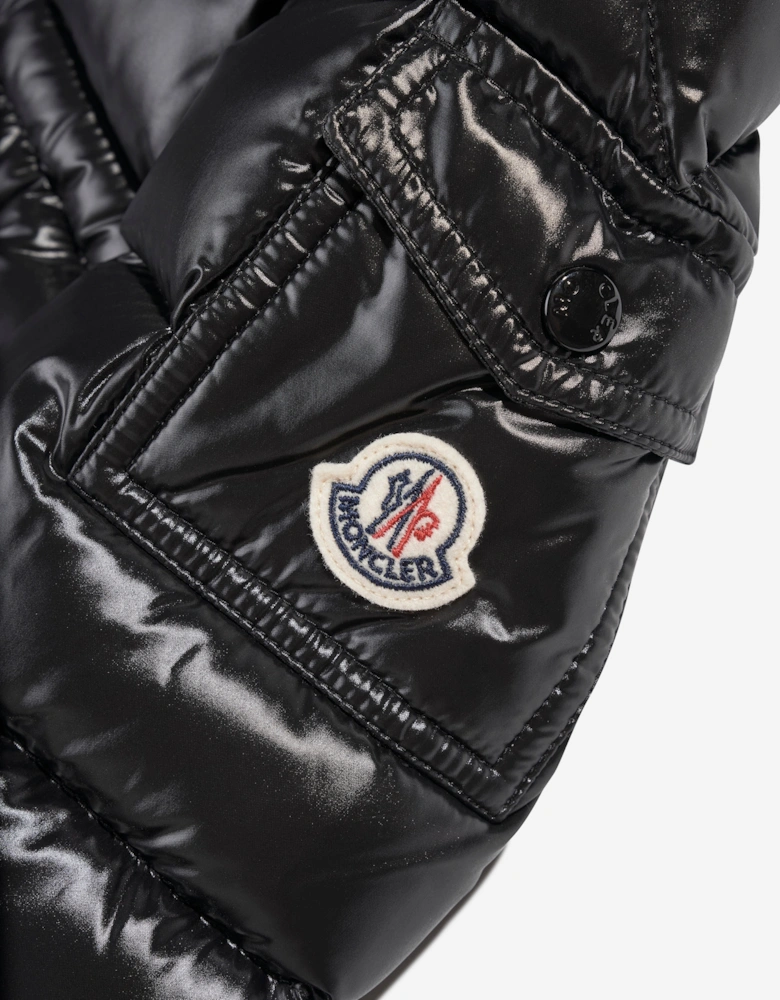 Enfant Girls Down Padded Maire Jacket in Black