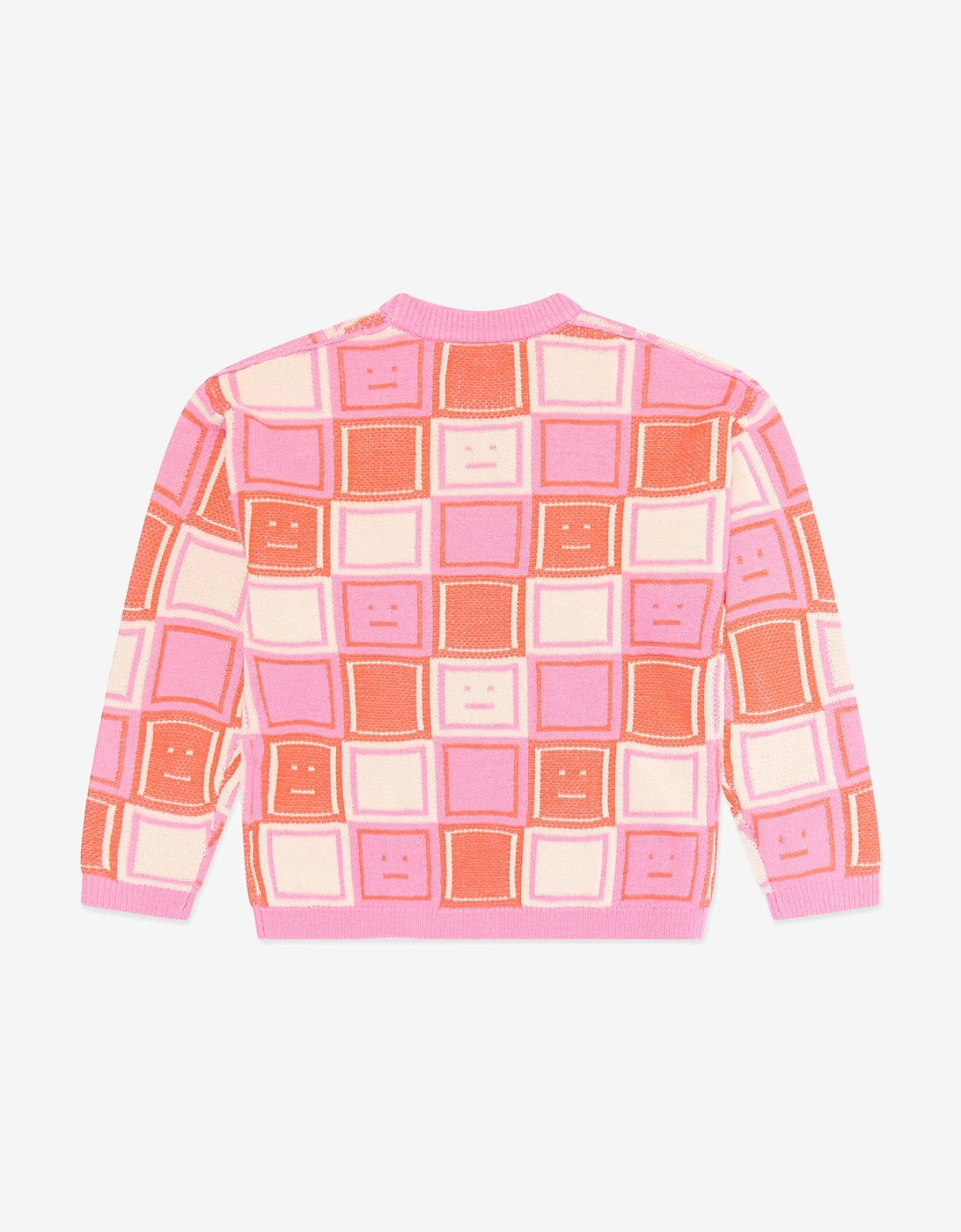 Kids Klock Wool Knitted Jumper in Pink