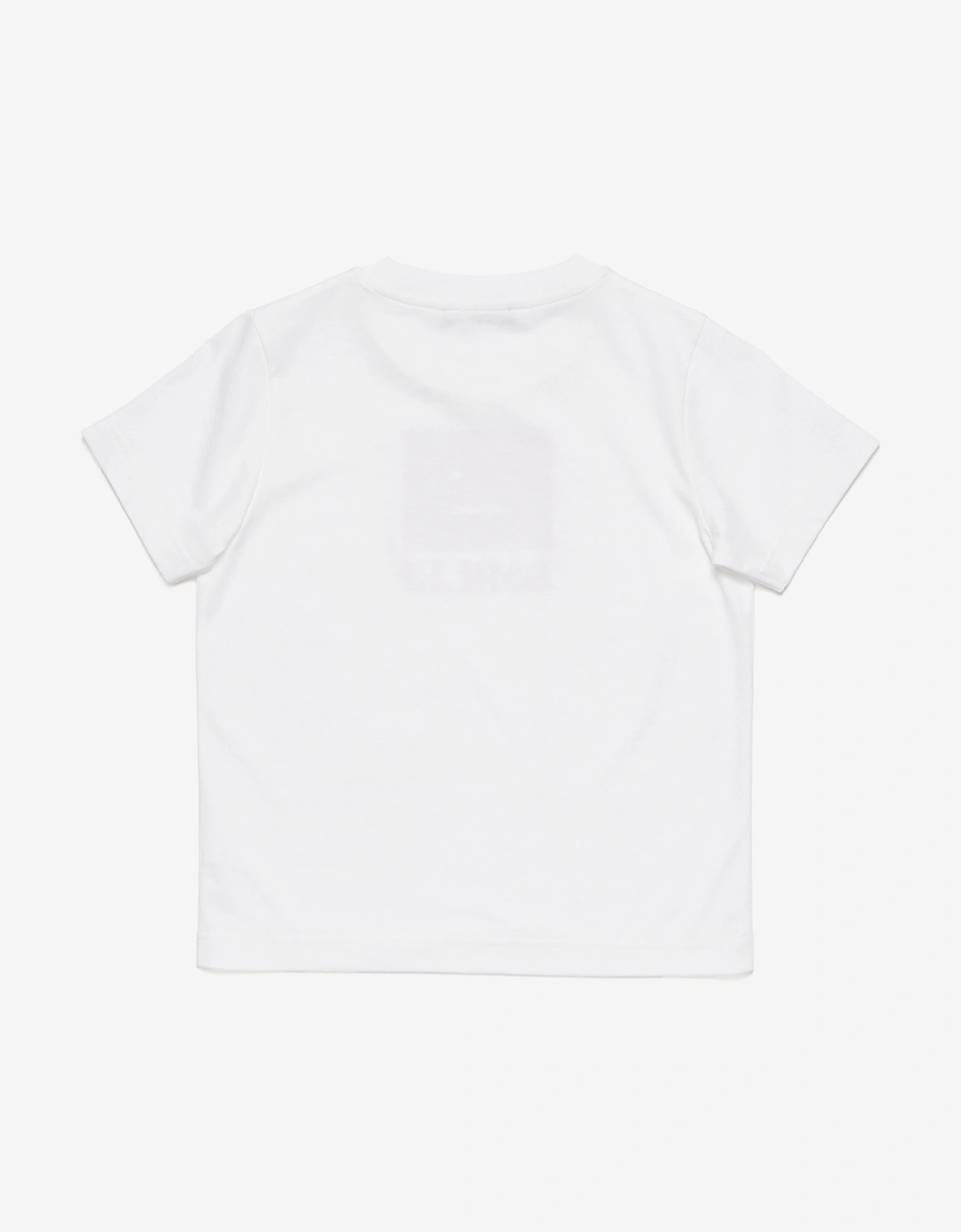 Kids Nash Smiling Face T-Shirt in White