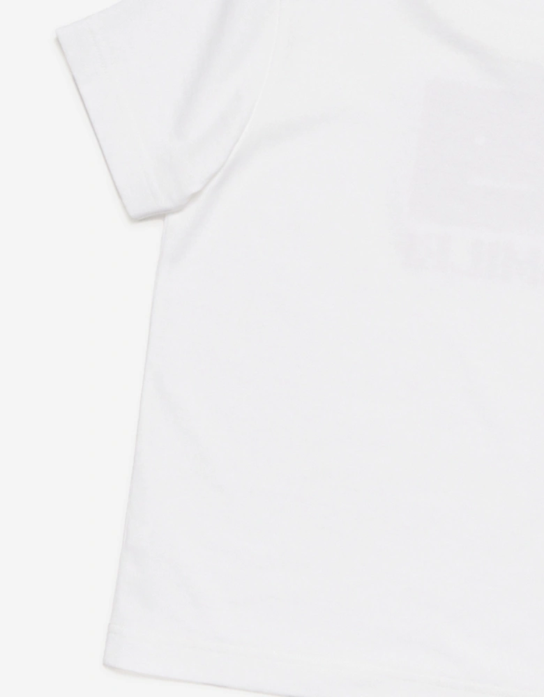 Kids Nash Smiling Face T-Shirt in White