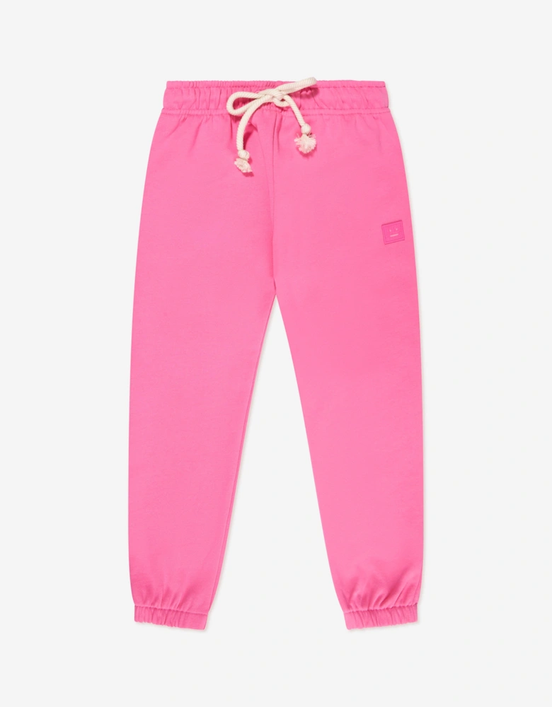 Kids Mini Frack X Face Joggers in Pink