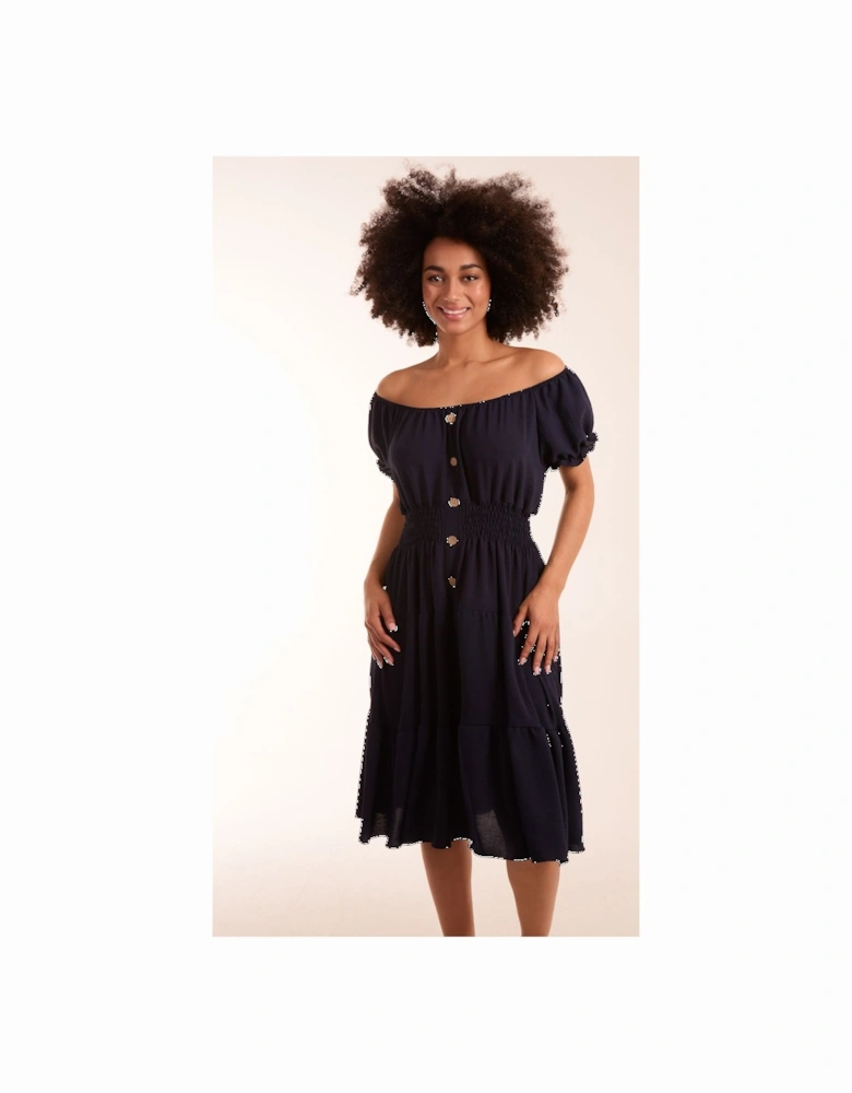 Coconut Button Dress
