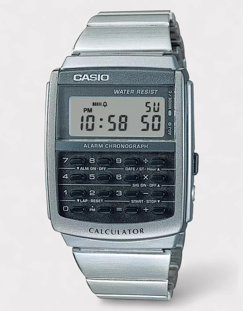 Classic Quartz Calculator Watch