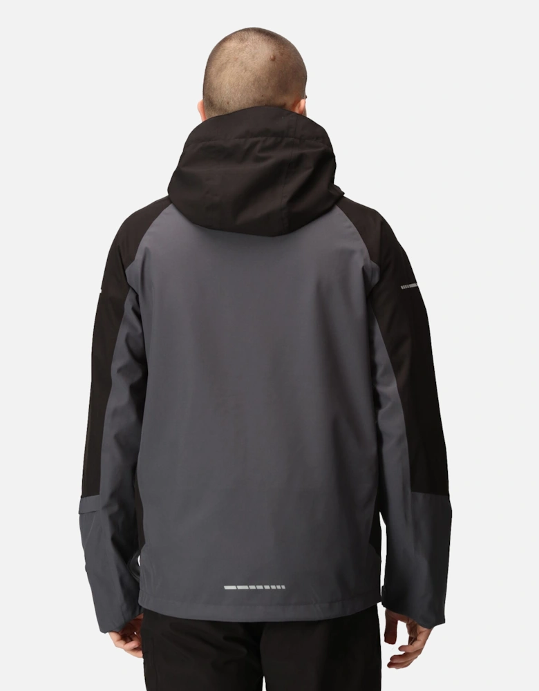 Professional Mens Contrast Detail Waterproof Jacket