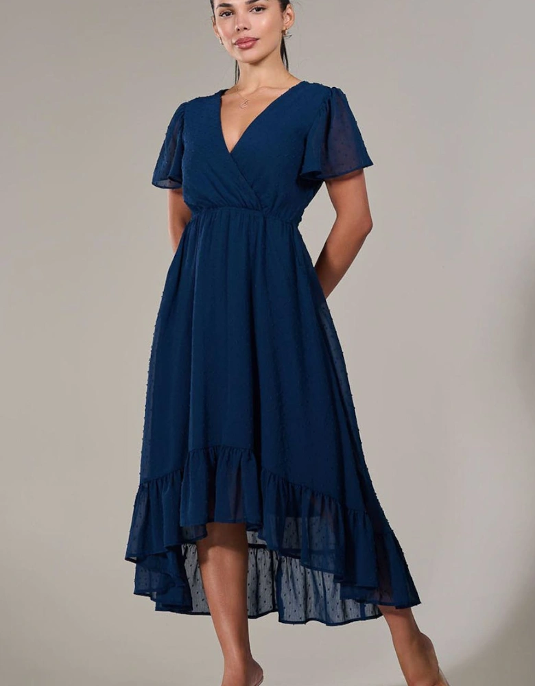 Petite High-Low Midaxi Dress
