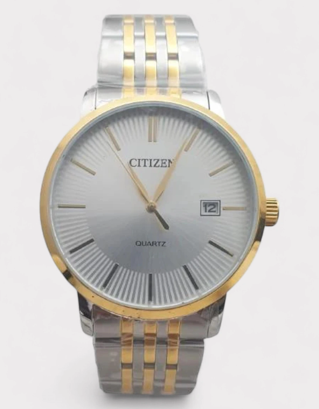 Women's Citizen Two Tone Quartz Dated Watch - Grey - Size: O/S