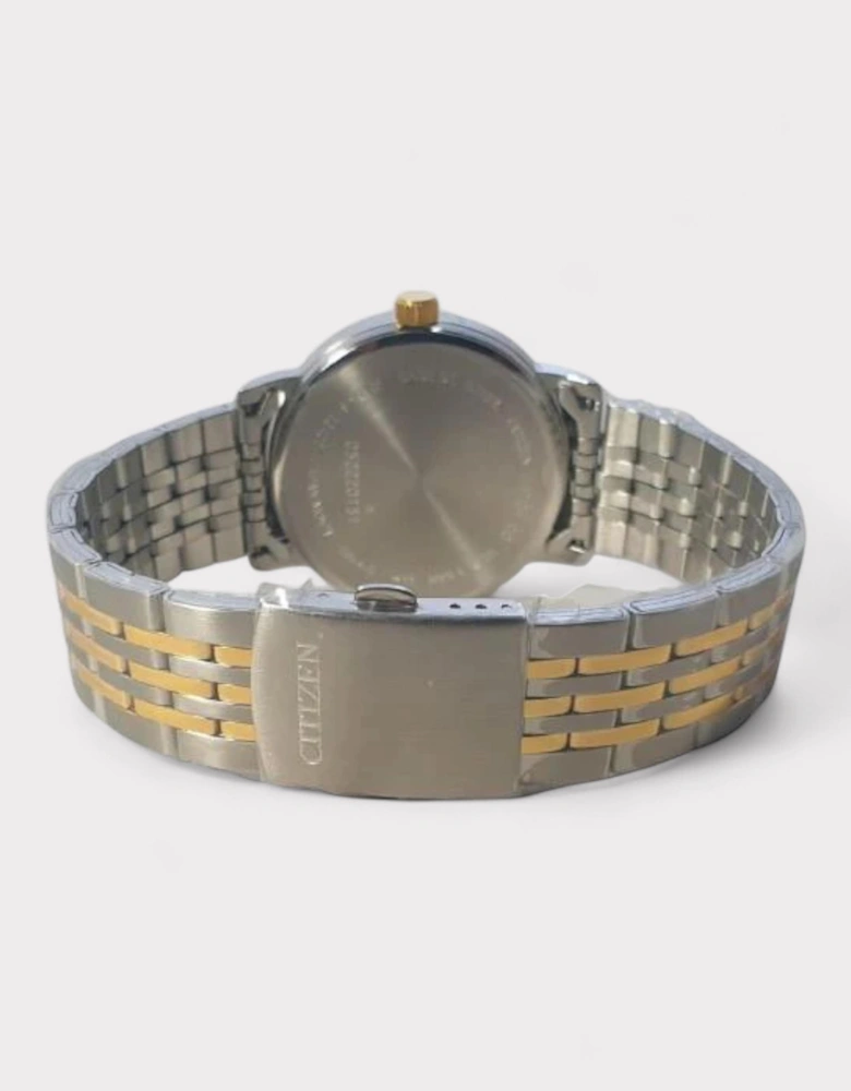 Two Tone Quartz Dated Watch