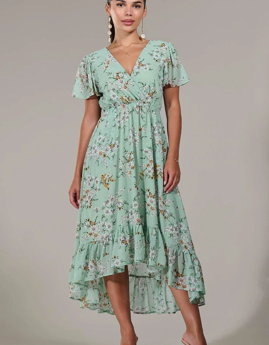 Petite High-Low Midaxi Dress, 2 of 1
