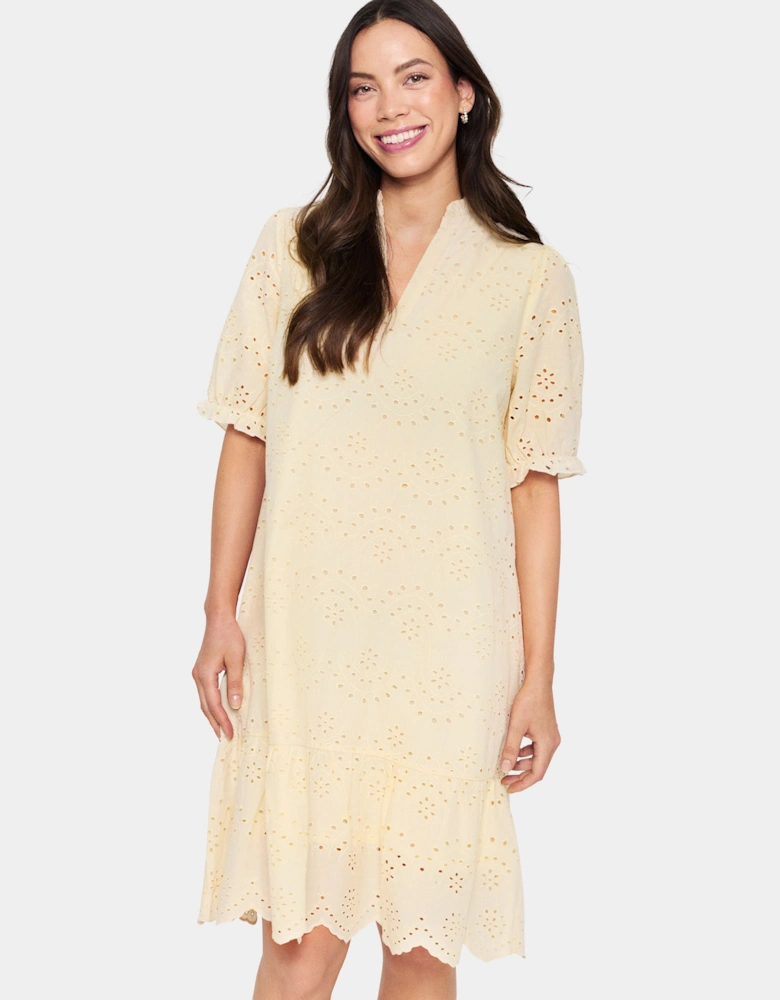 GeleksaSZ Broderie Midi Dress