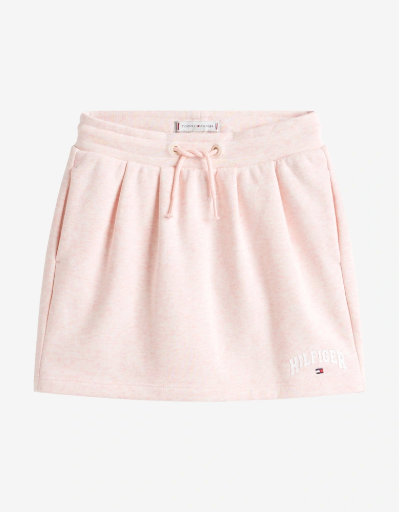 Girls Terry Skirt in Pink