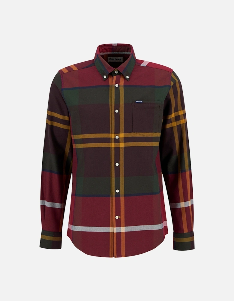 Dunoon Shirt Winterberry Tartan