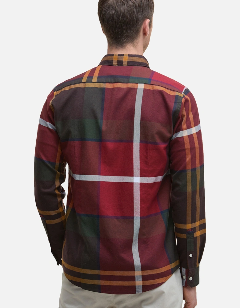 Dunoon Shirt Winterberry Tartan