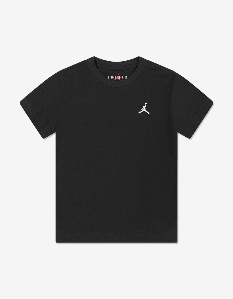 Jordan Boys Jumpman Air Embroidered T-Shirt in Black
