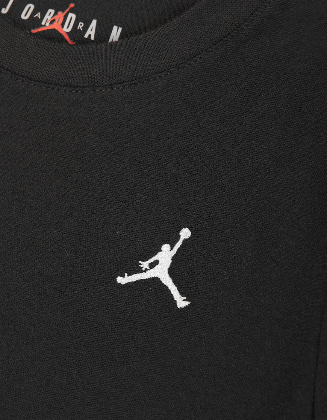 Jordan Boys Jumpman Air Embroidered T-Shirt in Black