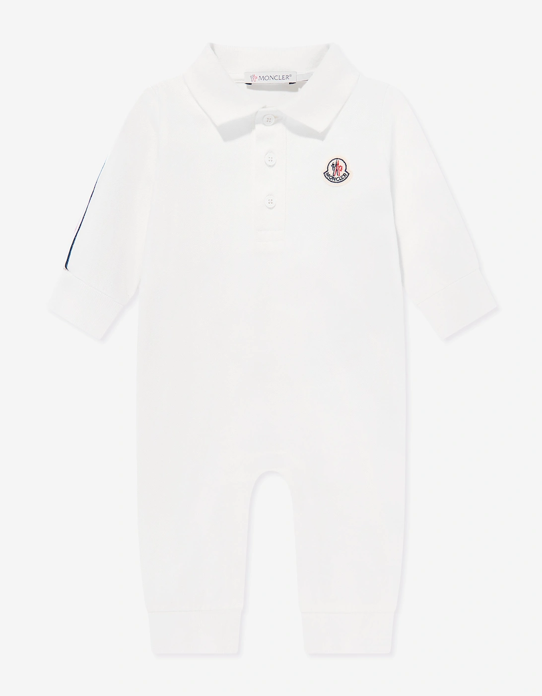 Enfant Baby Boys Logo Romper in Ivory, 5 of 4