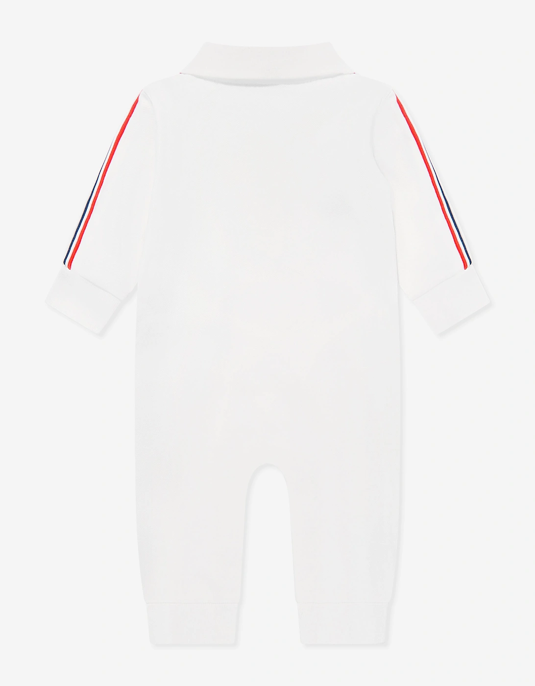Enfant Baby Boys Logo Romper in Ivory