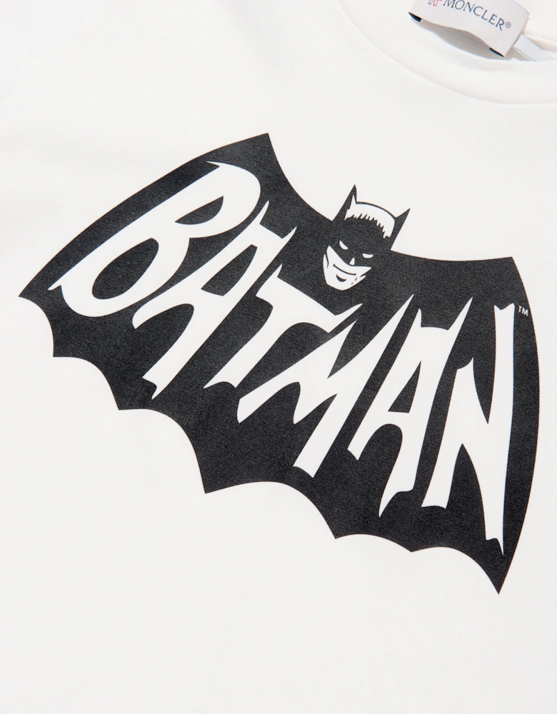 Enfant Boys Batman T-Shirt in White