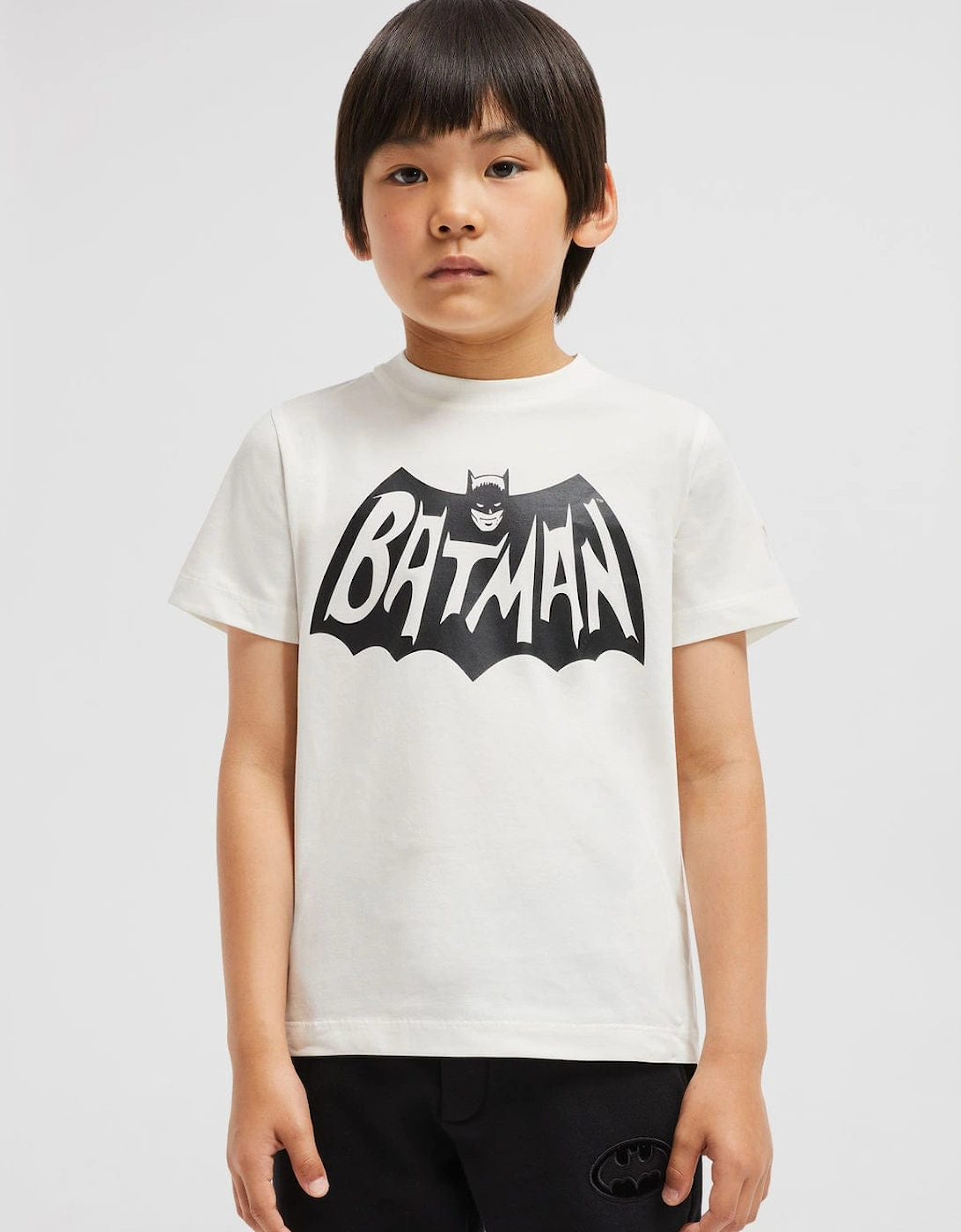 Enfant Boys Batman T-Shirt in White, 6 of 5