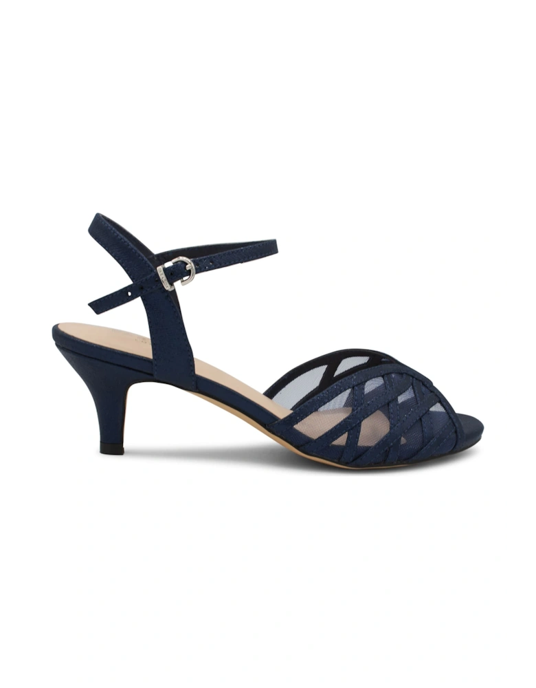 Marielle Glitter Kitten Heeled Sandals