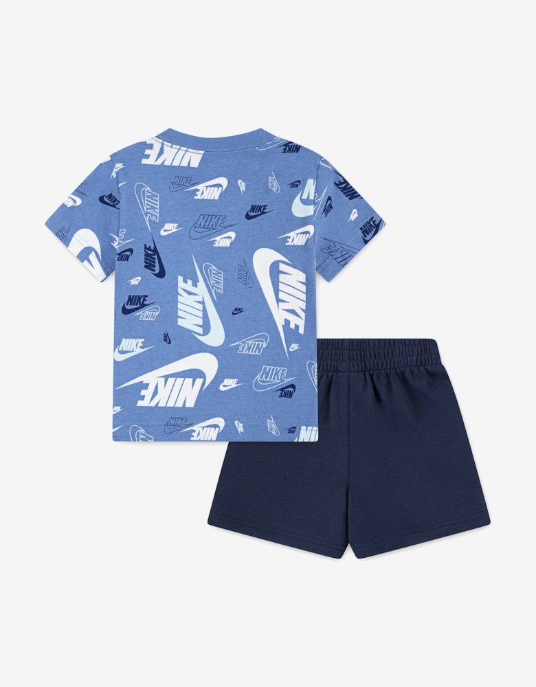 Boys NSW AOP Light Weight Short Set in Blue