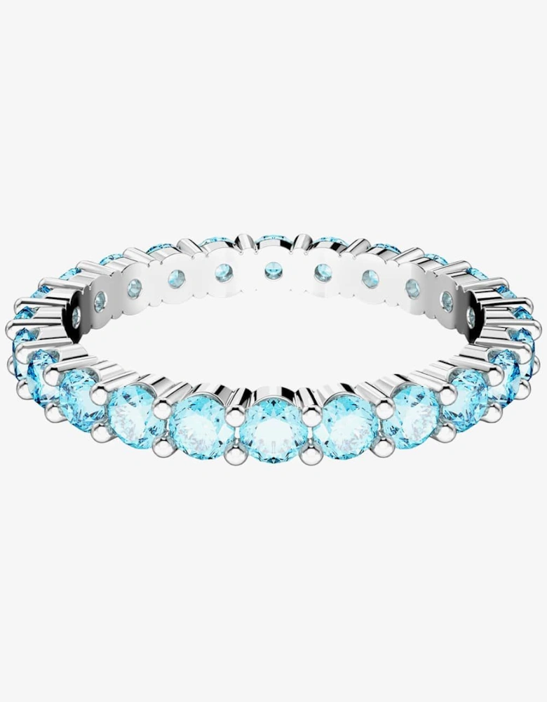 Matrix Blue Cubic Zirconia Full Eternity Ring 5658668 58