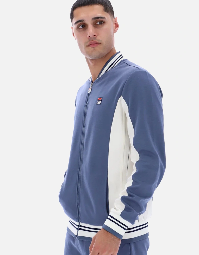 Settanta Baseball Track Top Jacket Vintage Indigo/Gardenia/Navy