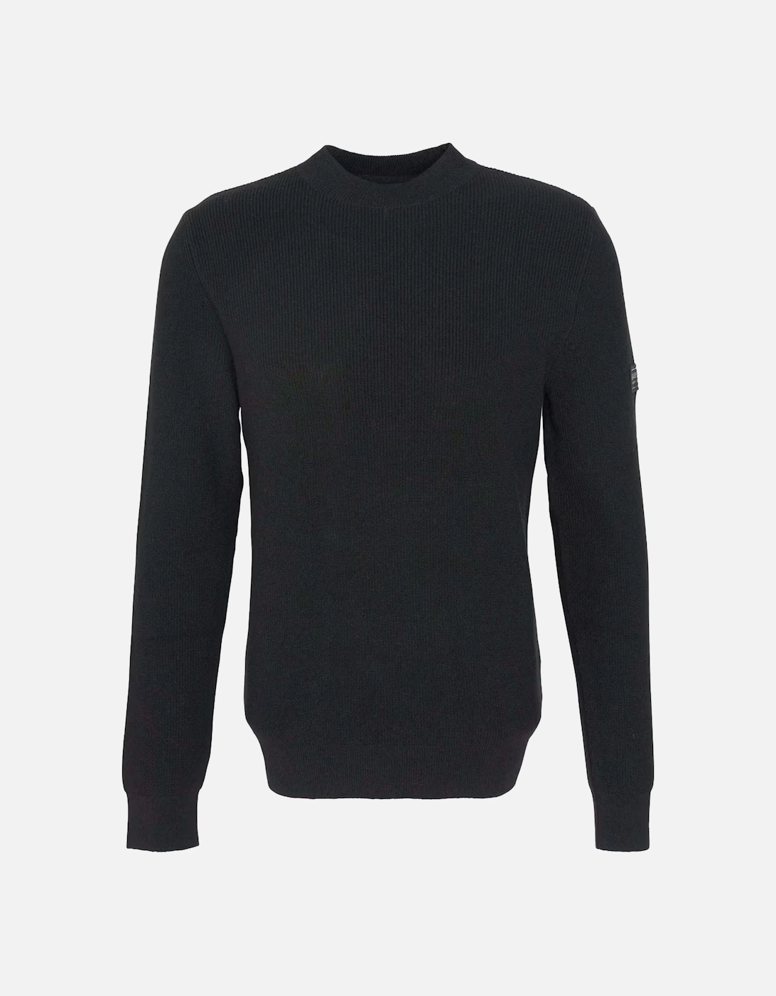 Crawley Crew Neck Jumper Black, 5 of 4