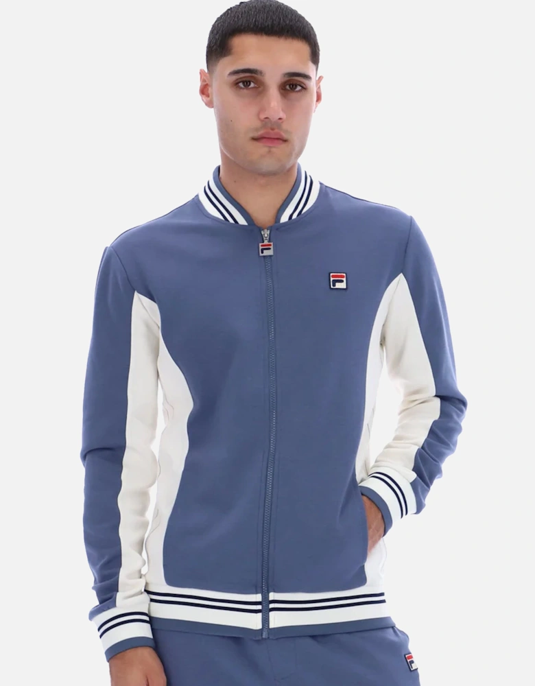 Settanta Baseball Track Top Jacket Vintage Indigo/Gardenia/Navy