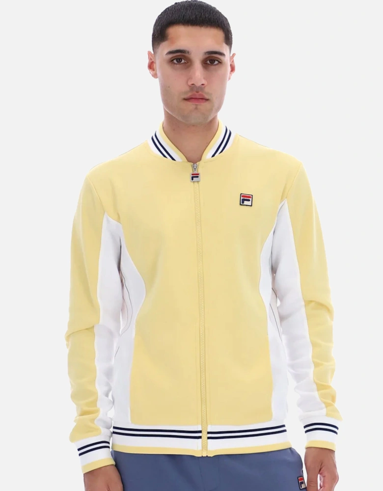 Settanta Baseball Track Top Jacket Raffia/White/Navy
