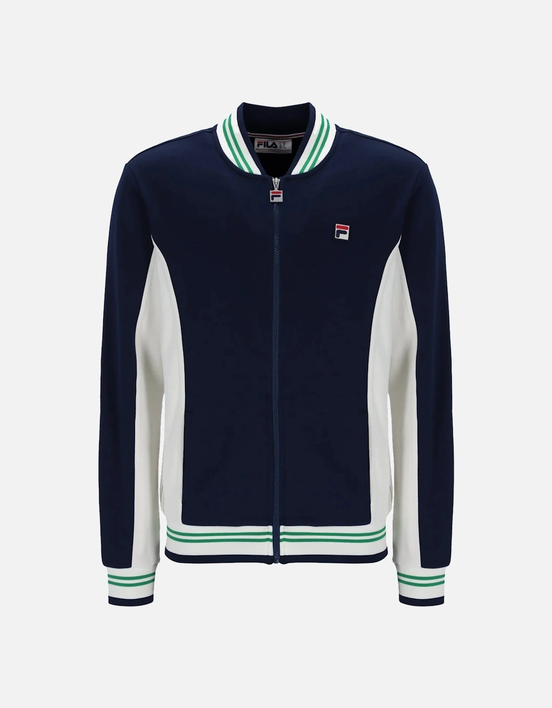 Settanta Baseball Track Top Jacket Navy/Gardenia/Green, 5 of 4
