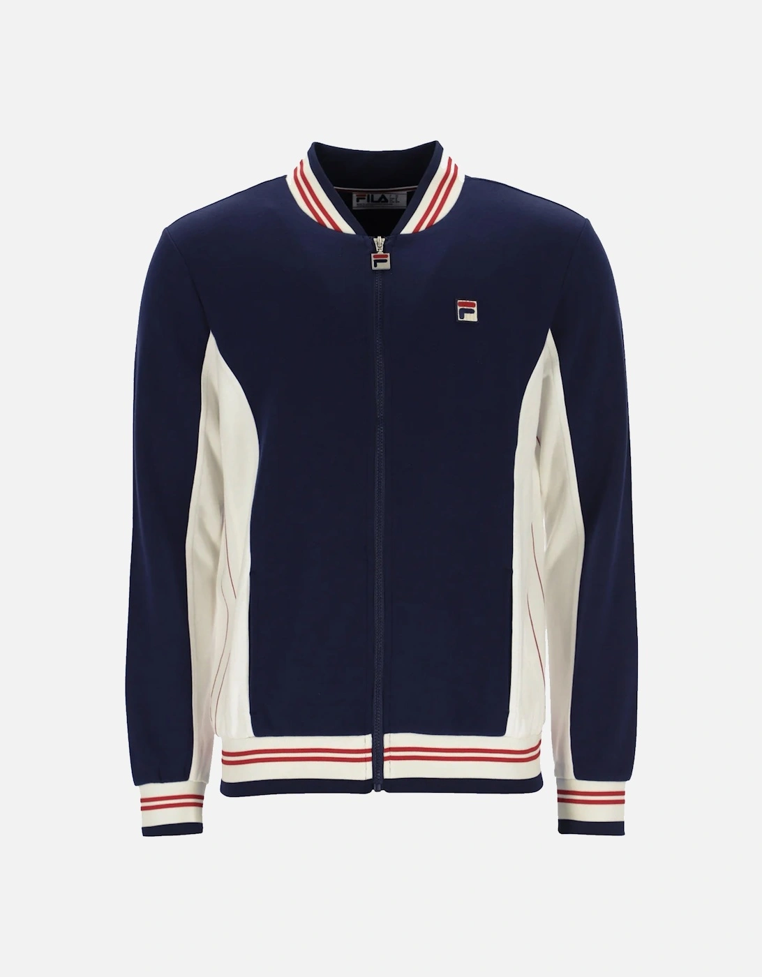 Settanta Baseball Track Top Jacket Navy/Gardenia/Red, 4 of 3