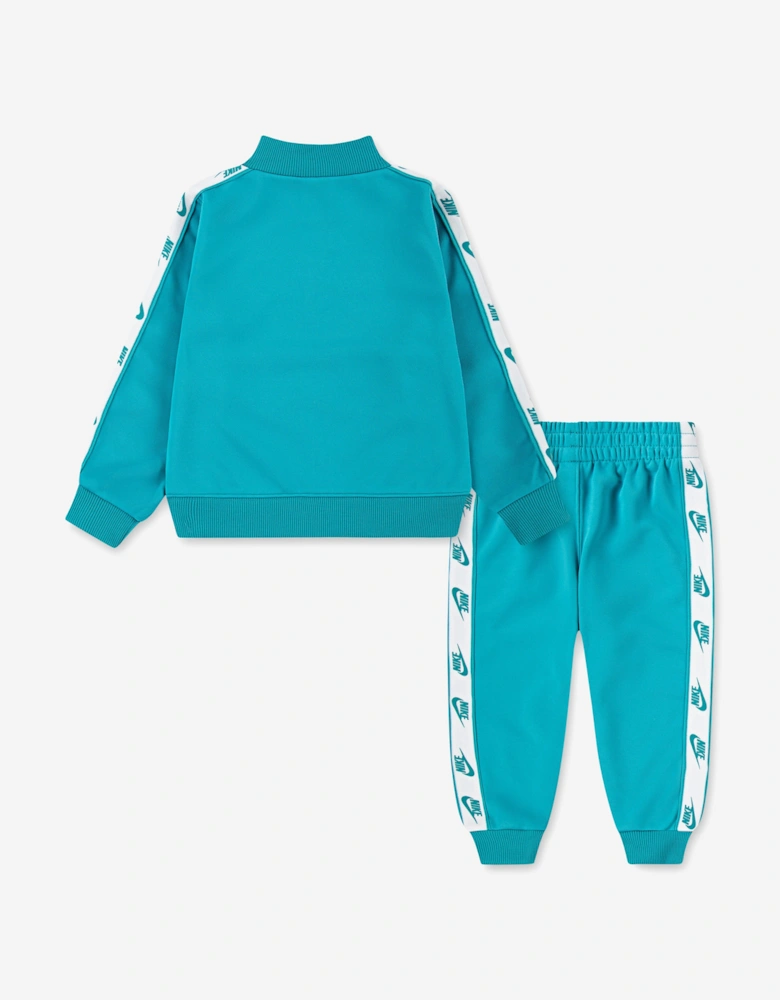 Kids Logo Tape Tracksuit in Green