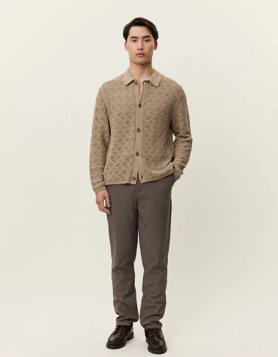 Eloi Knit Shirt - Dark Sand