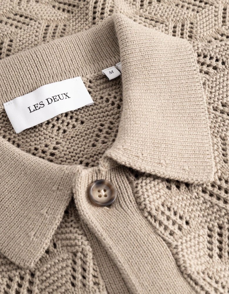 Eloi Knit Shirt - Dark Sand