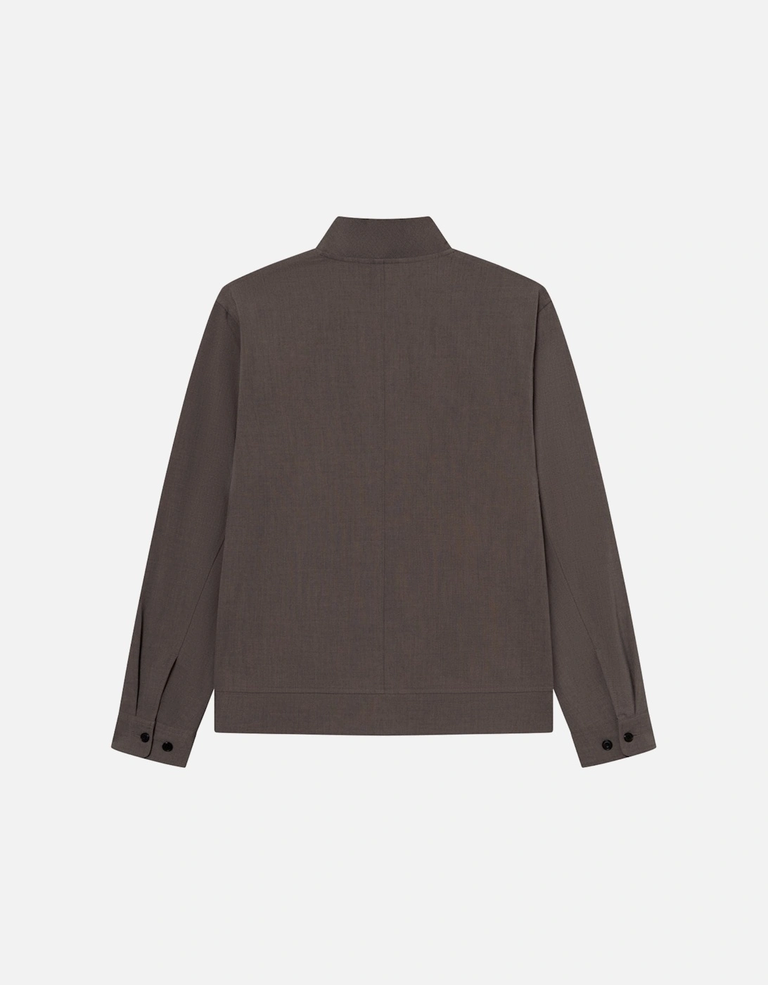 Como Reg Light Twill Bomber Jacket - Mountain Grey Brown