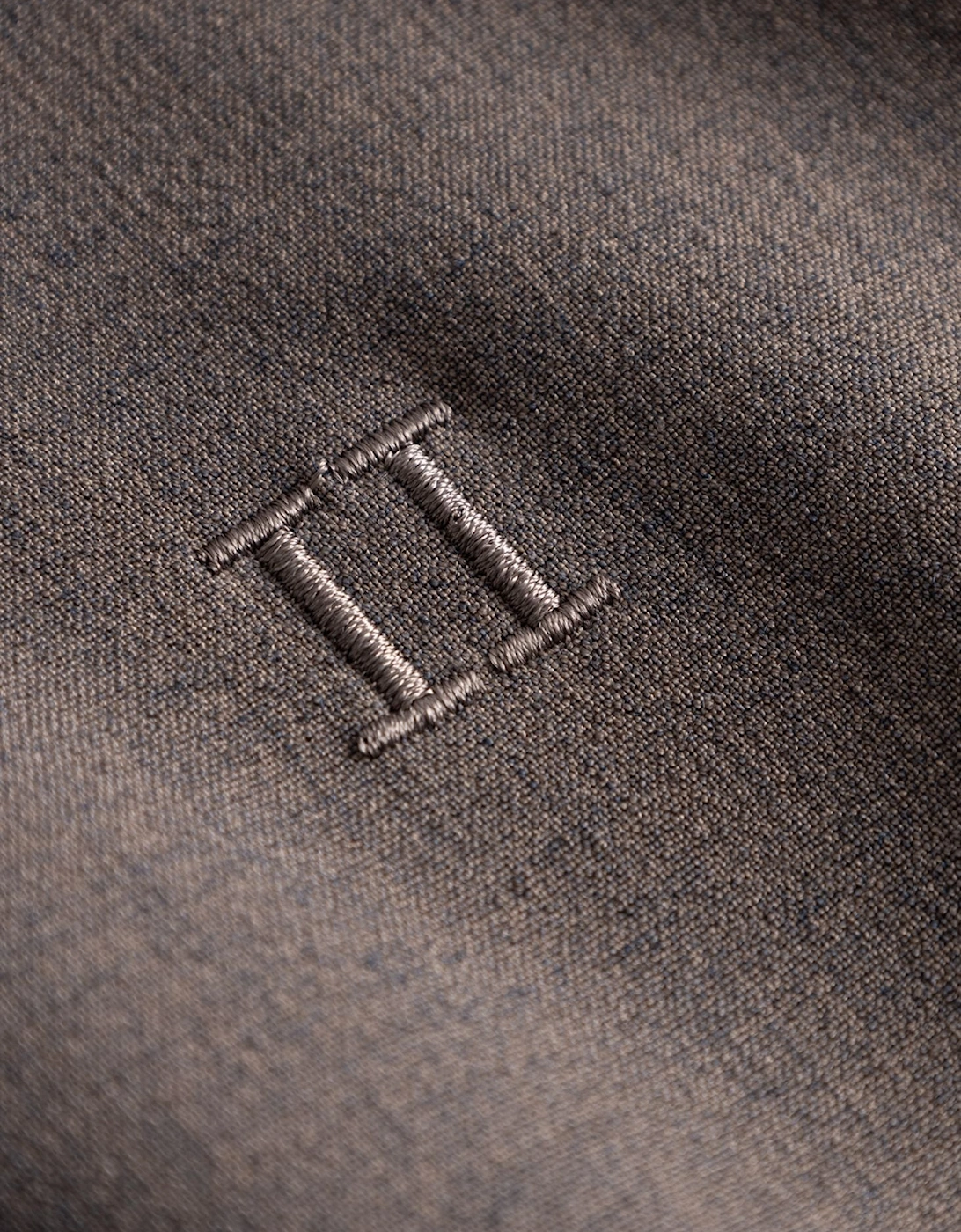Como Reg Light Twill Bomber Jacket - Mountain Grey Brown