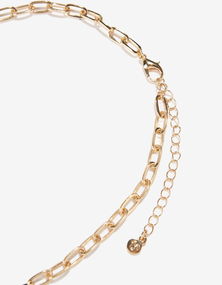 Girls Lucky Streak Real 4-Leaf Clover Necklace in Multicolour
