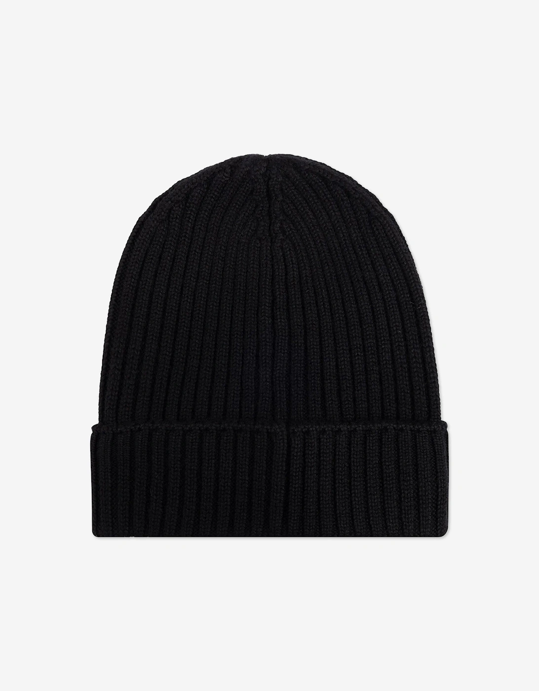 Boys Wool Beanie Hat in Black