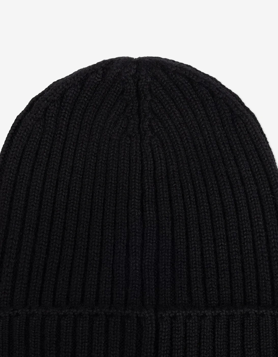 Boys Wool Beanie Hat in Black