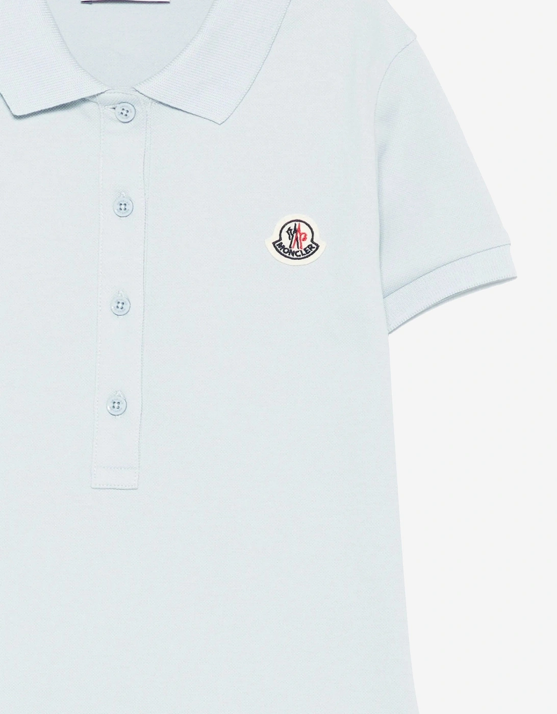 Girls Logo Polo Dress in Blue