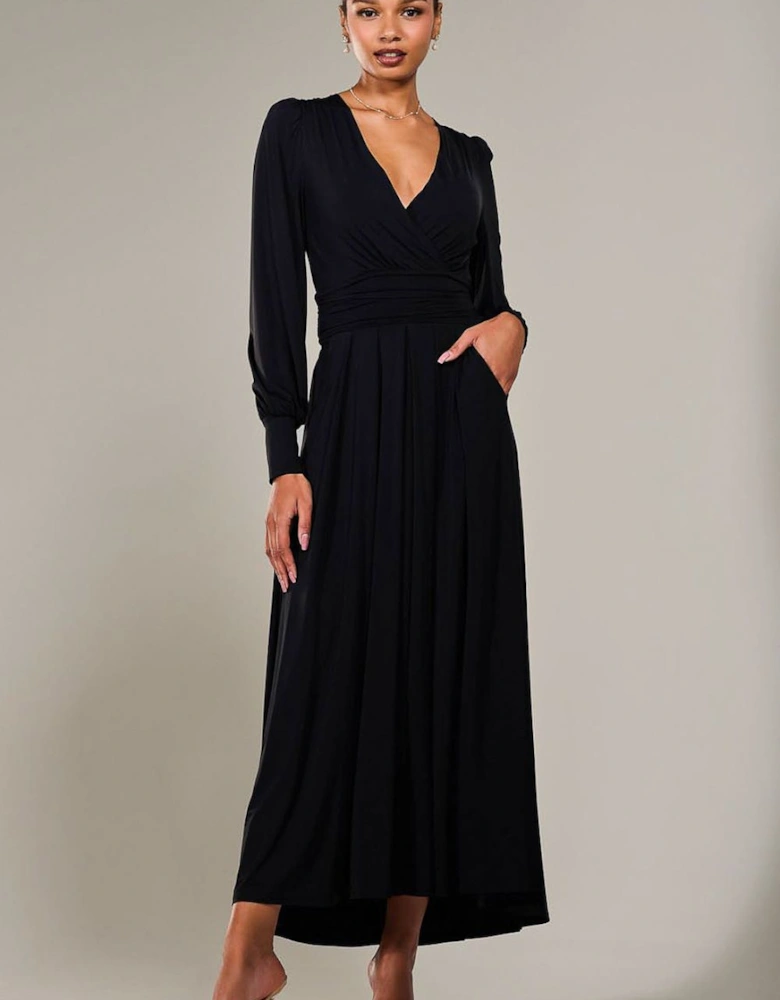 Long Sleeve Super Soft Jersey Maxi Dress